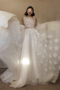 331 - ONE OF A KIND UPCYCLED VINTAGE BRIDAL GOWN: ASYMMETRIC LAYERED SILK CLOUD SKIRT & EMBROIDERED LACE
